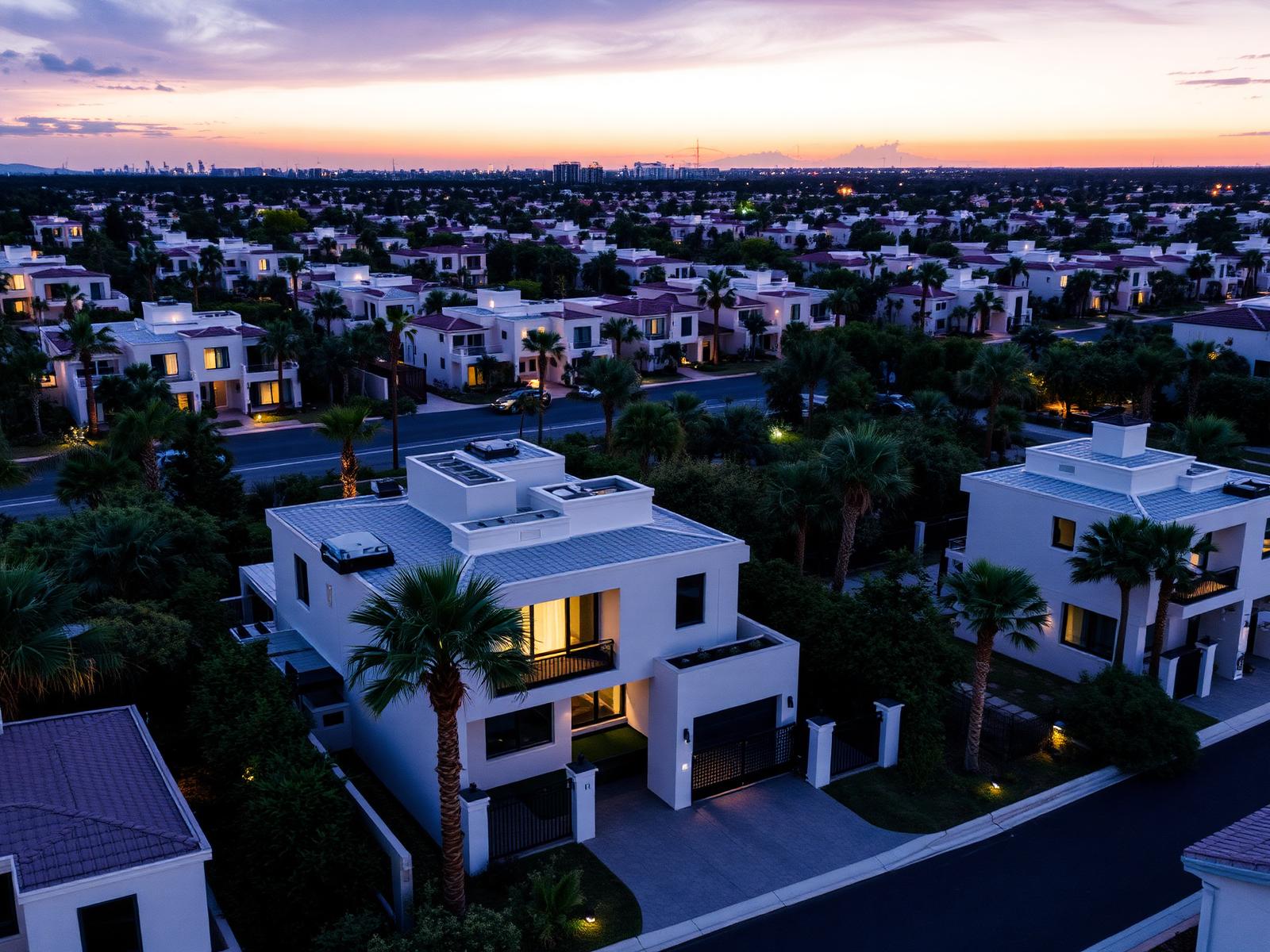 Desarrollo residencial Las Palmas, Zona Sur · Santa Cruz de la Sierra — visualización conceptual